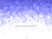 Tablet Screenshot of dex-labs.com